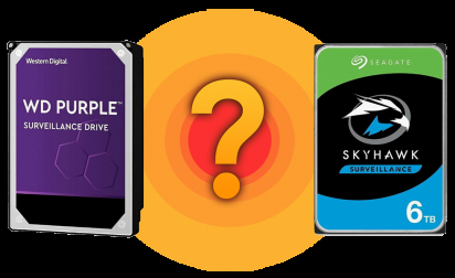 Жесткие диски WD Purple и Seagate SkyHawk - Какие подходят для систем видеонаблюдения?
