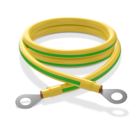 Cabeus GrW-6-900 Провод заземления медный желто-зеленый, кольцо-кольцо 0.90м, сечениеВ В 6 мм2 (без крепежа)