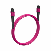 Cabeus FOP-50-OM4-12-MPO(F)-12-MPO(M)-B-7m Кабельная сборка MPO(F) -MPO(M)-12 волокон 50/125 OM4, 7 m, полярность В