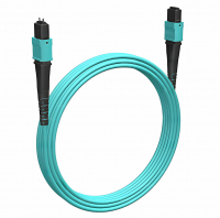 Cabeus FOP-50-OM3-8-MPO(F)-8-MPO(M)-B-10m Кабельная сборка MPO(F) -MPO(M)-8 волокон 50/125 OM3, 10 m, полярность В