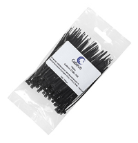 Cabeus CTBL-100 Стяжка нейлоновая неоткрывающаяся, безгалогенная (halogen free), 100x2.5мм, черная (100 шт)