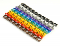 Cabeus MR-67 Маркеры (клипсы) на кабель, защелкивающиеся D 6-7мм, 