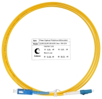 Оптический патч-корд simplex LC-SC 9/125 SM Cabeus FOP(s)-9-LC-SC-1,5m 1.5 метра желтый LSZH