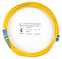 Cabeus FOP(s)-9-LC-SC-10m Шнур оптический simplex LC-SC 9/125 sm 10м LSZH