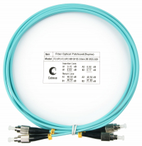 Cabeus FOP-50-FC-FC-1,5m Шнур оптический duplex FC-FC 50/125 mm OM3 1,5м LSZH