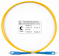 Cabeus FOP(s)-9-SC-SC-0,5m Шнур оптический simplex SC-SC 9/125 sm 0,5м LSZH