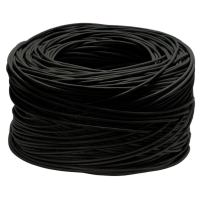 Cabeus UTP-4P-Cat.6-SOLID-OUT-LSZH-UV Кабель витая пара UTP (U/UTP), категория 6, 4 пары (23 AWG), одножильный, для внутренней и внешней прокладки (+75 C - -40), LSZH-UV