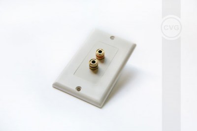 CVGaudio WSP01 Одноканальный настенный декоративный кабельный вывод для спикерного кабеля