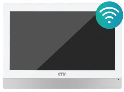 CTV-M5902 (белый) Монитор видеодомофона с Wi-Fi