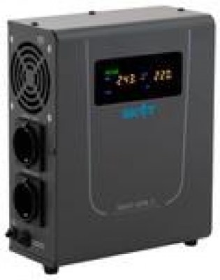 SKAT-UPS 300T
источник питания Line-Interactive 220В, 300ВА, работает от 1 внешней АКБ