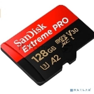 SanDisk Карта памяти SanDisk Extreme Pro с адаптером microSD UHS I Card 128Gb