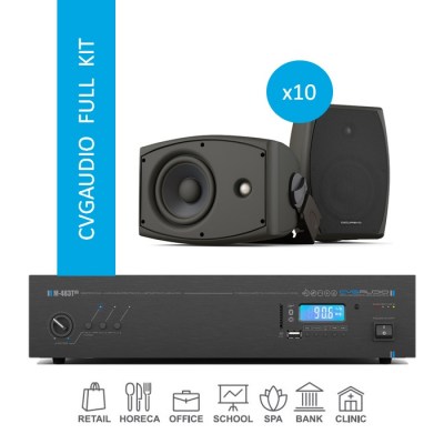 CVGaudio FULL KIT/BL/250 Комплект звукового оборудования для озвучивания помещений площадью до 250 м2