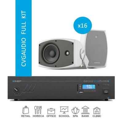 CVGaudio FULL KIT/W/400 Комплект звукового оборудования для озвучивания помещений площадью до 400 м2