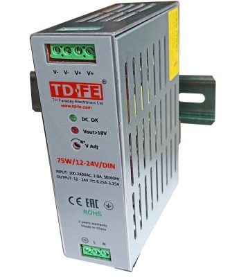 Faraday 75W/12-24V/DIN Блок питания на DIN рейку