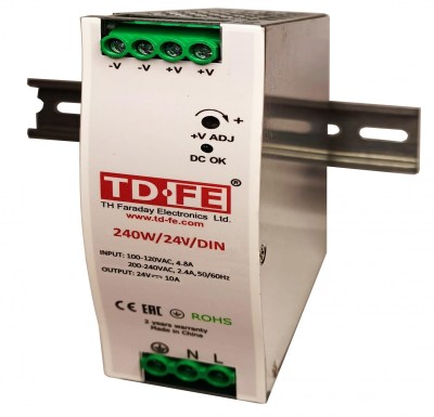 Faraday 240W/24V/DIN Блок питания на DIN рейку