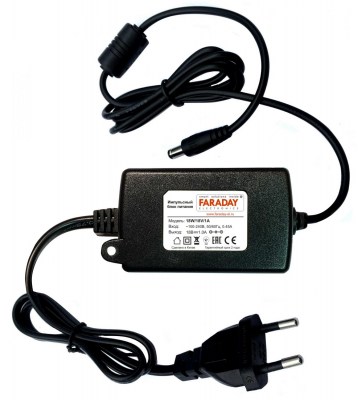 Faraday 18W/18V/1A Блок питания в пластиковом корпусе