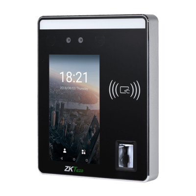 ZKTeco SpeedFace-H5L Биометрический терминал СКУД распознавания лиц со считывателем отпечатка пальца