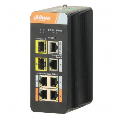 DH-PFS4207-4GT-DP POE коммутатор Dahua