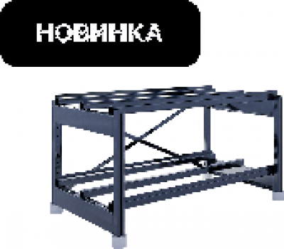 SKAT SBR-80FT-10-1-2
Стеллаж аккумуляторный 1200х660х675, 20 АКБ
80FT (2 яруса 10х1)