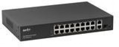 SKAT PoE-16E-2G-1S
коммутатор PoE Plus, мощность 150Вт, порты:16-Ethernet,
1-Uplink, 1-COMBO