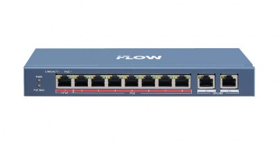 i-Flow F-SW-EU410HPOE-V Сетевой POE коммутатор для видеонаблюдения