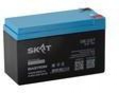 SKAT SB 1207 АКБ
свинцово-кислотная тип AGM 12V 7Ач Iзар.2,1 А, ножевые клеммы