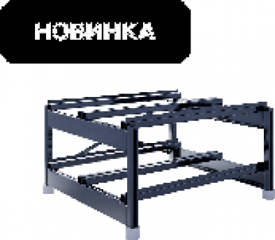 SKAT SBR-120-5-2-2
Стеллаж аккумуляторный 1000х930х575, 20 АКБ
120Ач (2 яруса 5х2)