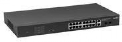 SKAT PoE-16E-2G-2S v.2
коммутатор PoE Plus, мощность 300Вт, порты:16-Ethernet,
2-Uplink, 2-SFP