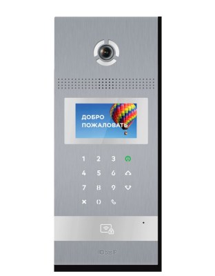 Bas IP AA-12FB (Серебро) SILVER (Подъездный домофон премиум класса)