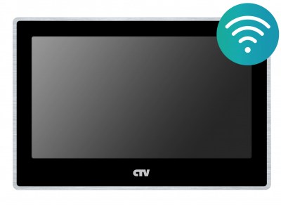 CTV-M5702 (черный) Монитор видеодомофона с Wi-Fi