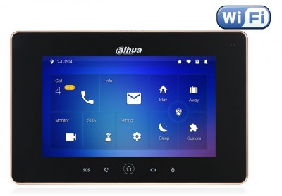 Dahua VTH5221D (ЧЕРНЫЙ) WIFI домофон для IP систем