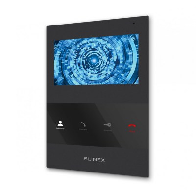 Slinex SQ-04M (черный) Цветной видеодомофон, Датчик движения, память.