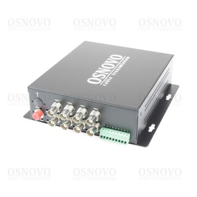 TA-H82-15F Оптический передатчик 8 каналов видео HDCVI/HDTVI/AHD/CVBS и 1 двунаправленного канала управления (RS485/полудуплекс) по одномодовому оптоволокну до 20км. Максимальное разрешение 2560x1920. Рабочие длины волн CWDM:1310nm/1550nm/1490nm. Вх. - B