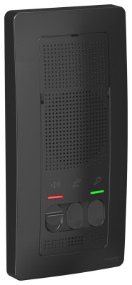 УКП-66 XL Антрацит(черная) Hands Free Цифровая для подъездного домофона