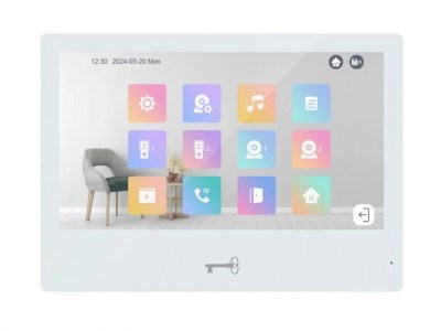 WARTE-DM10-01 White Монитор видеодомофона