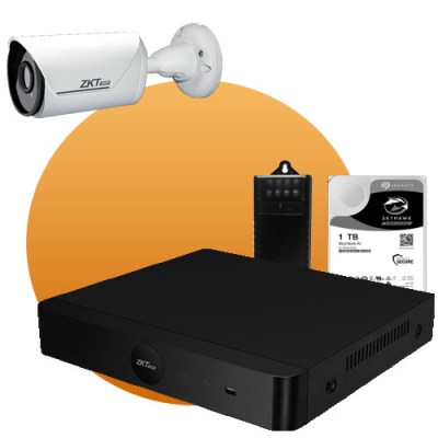 Комплект для видеонаблюдения на улице