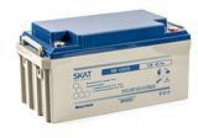 SKAT SB 1265S АКБ
свинцово-кислотная тип AGM 12V 65Ач Iзар.26А, клеммы под болт М6