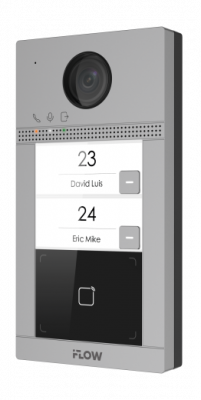 i-FLOW F-VI-1404ISMCWE1 2Мп IP вызывная панель на двух абонентов с ИК-подсветкой и Wi-Fi