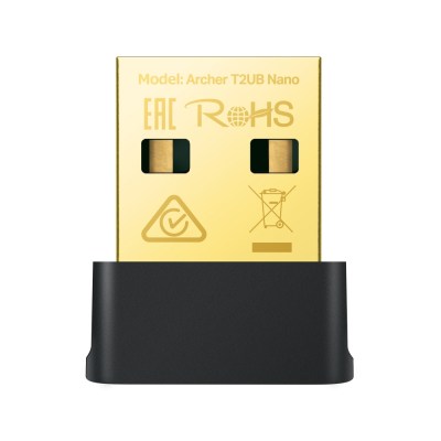 TP-Link Archer T2UB Nano – AC600 Ультракомпактный двухдиапазонный Wi-Fi USB-адаптер Bluetooth 4.2