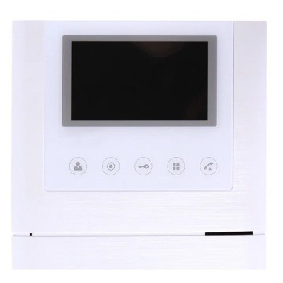 Commax CDV-43M/VZ Metalo (Белый) Видеодомофон с подключением к подъезду