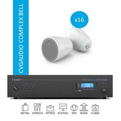 CVGaudio COMPLEX BELL/W/400 Комплект звукового оборудования для помещений с высоким потолком и площадью до 400 м2