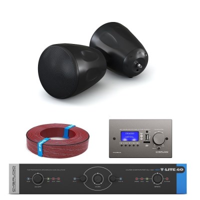 CVGaudio T-LITE COMPLEX/BL/S Комплект звукового оборудования с управлением громкостью и источниками сигнала