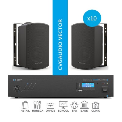 CVGaudio VECTOR/BL/250 Комплект звукового оборудования для озвучивания помещений площадью до 250 м2