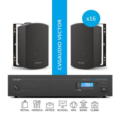 CVGaudio VECTOR/BL/400 Комплект звукового оборудования для озвучивания помещений площадью до 400 м2