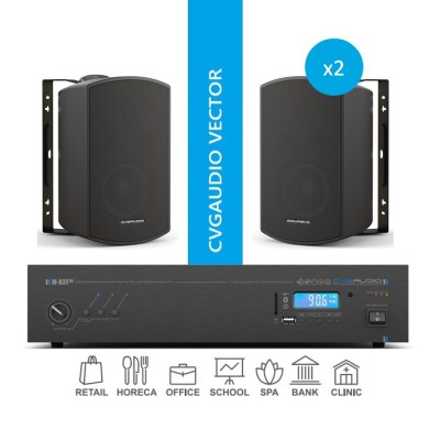 CVGaudio VECTOR/BL/50 Комплект звукового оборудования для озвучивания помещений площадью до 50 м2