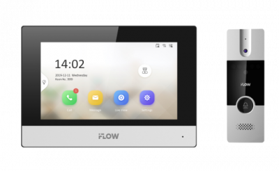 i-FLOW F-VI-5342H Комплект гибридного IP видеодомофона