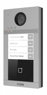 i-FLOW F-VI-1407ISMCWE1 2Мп IP вызывная панель на четырех абонентов с ИК-подсветкой и Wi-Fi