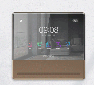 Commax CDV-70QT (gold) Цветной видеодомофон с WI-FI 2.4 Ghz