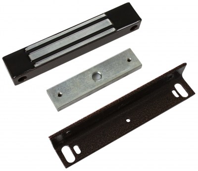 ML-100KB (коричневый) Электромагнитный замок с уголком