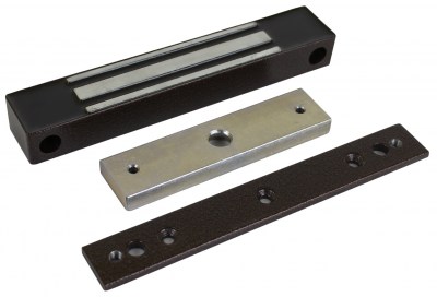 ML-100KB (коричневый) Электромагнитный замок с планкой